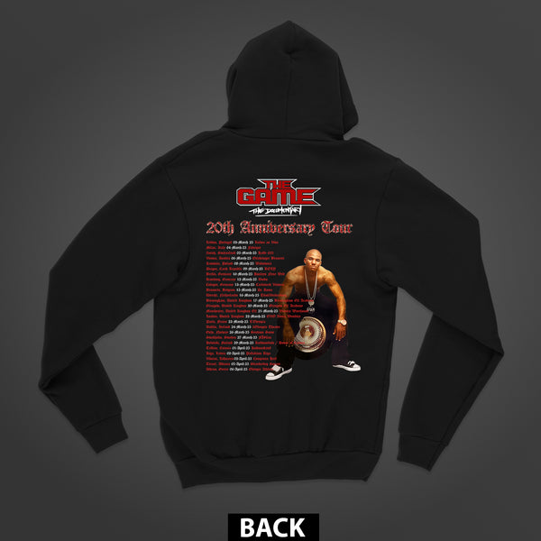 The Game - Documentary '20th Anniversary' Tour Double-Sided Premium Hoodie (Unisex)